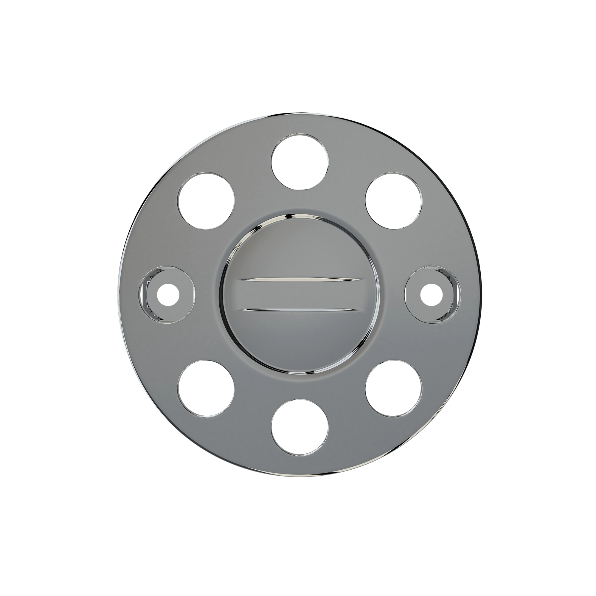 CLOSE CENTER WHEEL TRIM 8 STUD STAINLESS STEEL